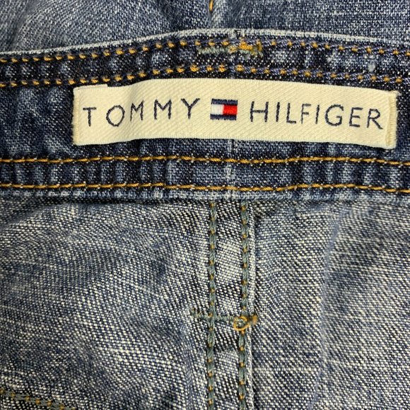 Tommy Hilfiger 7 Denim Skirt  33 Straight Knee Length - Picture 5 of 5